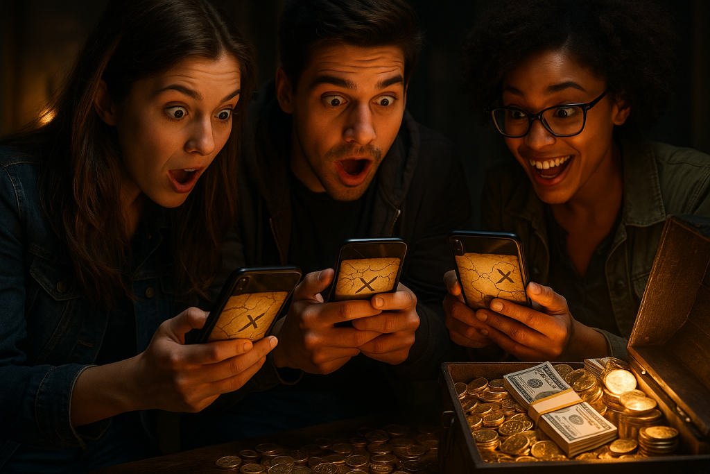 Cash Hunt - Modern Treasure Hunting with Cash Prizes